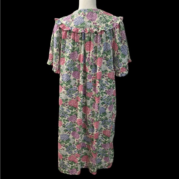 Vintage Spectator II Floral Cottage Core Prairie 60s Pearl Snaps Housecoat Dress - Picture 7 of 10